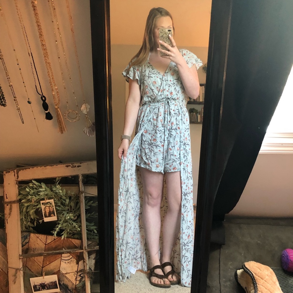 American eagle romper dress size L